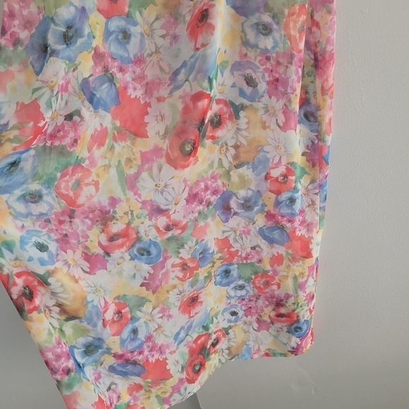 Shan floral tie back maxi slip size 4 - Picture 2 of 8